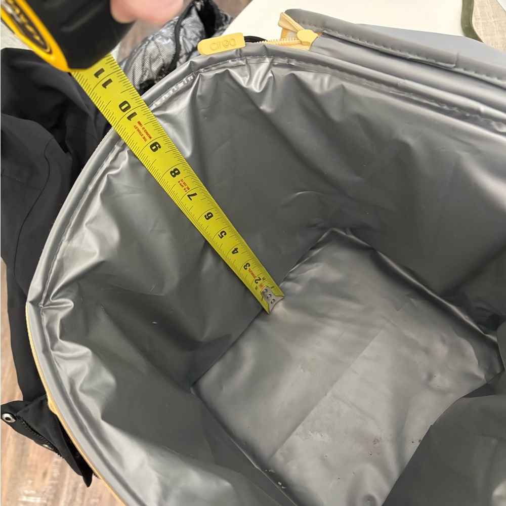 Yellow Striped cooler bag - Picture 5 of 9